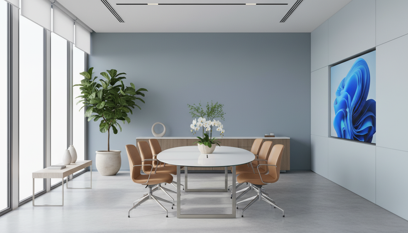 Modern conference room for client meetings